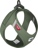 Curli hundesele Clasp air-mesh grøn