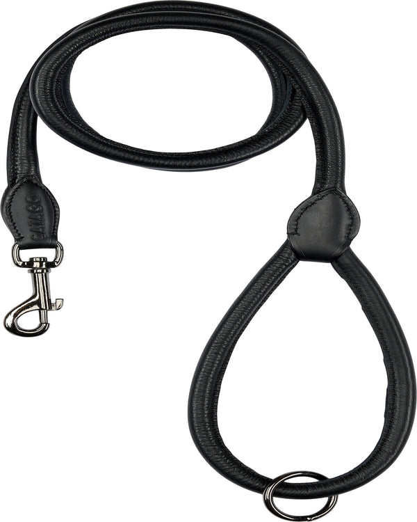 Catago rundsyet læder hundesnor 2 Meter