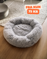 RESTSALG !!! Doksie Cloud C1 - Donut hundeseng LYSEGRÅ