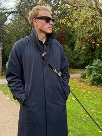 Doksie håndfri hundesnor – 240 cm – Sort & Beige