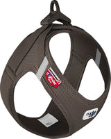 Curli hundesele Clasp air-mesh brun