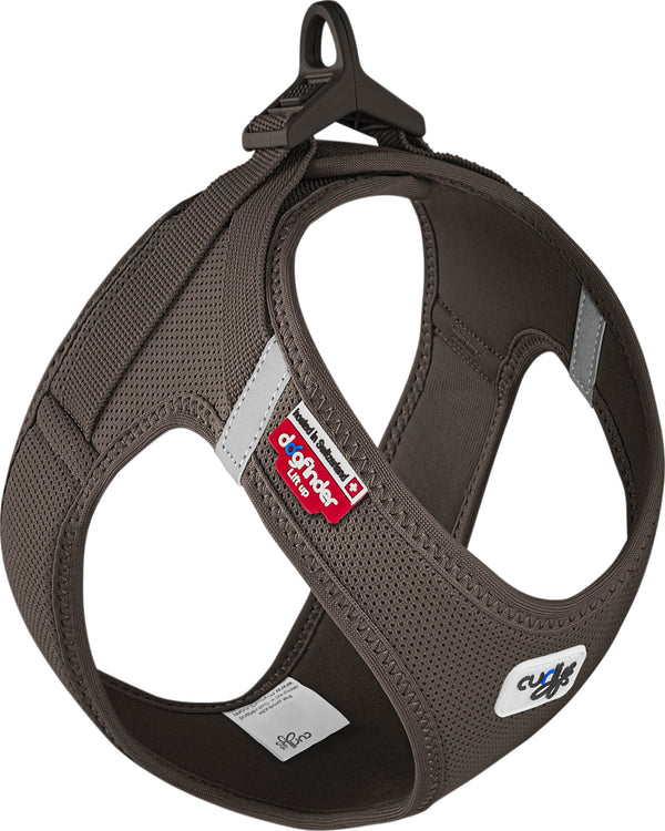 Curli hundesele Clasp air-Mesh Brun